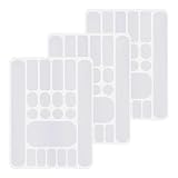 3 Stück Fahrrad Rahmen Schutz Carbon Aufkleber, Rahmenschutzfolie Fahrrad, Fahrrad Schutzfolie, Schutzfolie Fahrradrahmen, Fahrrad Schutz Lackschäden Rahmen Aufkleber für Fahrrad, Mountainbike etc