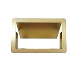 Edelstahl-Deckel für Schrank-Abfallbehälter, integrierter Schrank-Mülleimer-Deckel, Mülleimer-Deckel, quadratischer Metall-Wandmontierter Kompost-Arbeitsplatten-Abfalldeckel für Küche, Badezimmer,