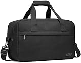 KONO Reisetasche Weekender Tasche 40x20x25 Ryanair Handgepäck Unisex Gym Henkeltasche 20L (Schwarz)