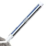 Tombow MONO Stick Radierstift blau-weiß-schwarz, Präzisionsradierer mit 6,7 mm Spitze, nachfüllbar, Druckmechanismus, phthalate frei [EH-KUM01]