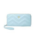 Damen Geldbörse Fashion ID Long Wallet Color Matching Frauen Zipper Purse Mehrere Kartenfächer Clutch Bag Phone Bag Brieftasche Damen