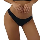 Damen Unterhosen Basic Stretch Baumwolle Hohe Taille Slips, Plus Größe Bequem Atmungsaktive Panties, Weiche Frauen Unterwäsche Einfarbig