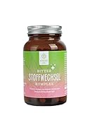BitterLiebe® Bitter Stoffwechsel Komplex - 90 hochdosierte Kapseln mit Cholin, Zink, Vitaminen & Bitterstoffen - Für einen normalen Fett- und Energiestoffwechsel - Vegan & Made in Germany