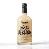 Omas Liebling Likör - Aromatisch und super cremig! Aus Rum, Vanille & Ei | Perfekt für Cocktails, Desserts & pur | Für die Hausbar und als Geschenk | 500ml