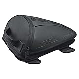 Held Tenda 2 Motorrad Hecktasche und Tankrucksack - Vielseitige Tanktasche mit verstellbaren Schultergurte - 6L Volumen, Nylongewebe, 100% Wasserdicht durch Regenhaube, Schwarz