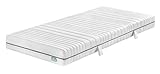 Matratzenheld Wellness Matratze | Ergonomische 7-Zonen Kaltschaummatratze | Härtegrad 5 (H5) ab 120 kg | Öko-Tex Zertifiziert | Höhe 18cm | 90 x 200cm