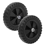 Homoyoyo Luftkompressor Rollenräder Gummi Räder Für Reibungslose Bewegung Geräuscharmen Betrieb Und Einfachen Austausch An Verschiedenen Luftkompressoren