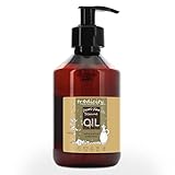 100% reines, natürliches und kaltgepresstes Bio-Premium-Sesamöl (Sesamsamenöl). Zertifiziert biologisch aus biologischen Sesamsamen extrahiert, Naturkosmetik für Zuhause - 500 ml