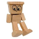 Wackelnder Mann Figur | Männliche Tischdekoration | Witzige Holzfigur Für Auto Zuhause Schreibtisch Wohnzimmer