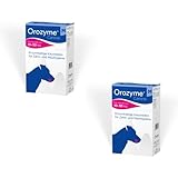 Orozyme Kaustreifen M - Doppelpack - 2 x 141 g - Hunde - Mundhygiene - Malzgeschmack - 282 Gramm
