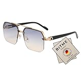 BitME Solutions Retro UV400 Sonnenbrille Herren/Damen ; Vintage/Klassisch/Elegant Brillengestell; HD-Pilotobjektive; Golf/Fahren/Angeln/Reisebrille/Outdoor-Sportarten Mode Sonnenbrille