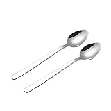 VICASKY 2 Stück Zackenlöffel für Obst und Dessert für Grapefruit Äpfel und Hochwertige und Sichere Küchenhelfer für Nahrungszubereitung