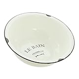 FRANK FLECHTWAREN Waschschüssel Le Bain, nostalgisches design im französischen flair, vielseitig einsetzbar Ø 34 x 10 cm