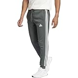 adidas Herren Essentials Fleece 3-Streifen Tapered Cuff Hose, Legend Ivy, 4XL