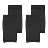 Ajcotahm 2 Paar Unterarm-Tattoo-Abdeckungen,Schwarz Tattoo Abdeckung Arm Ärmel,Tattoo Ärmel Abdeckung Oberarm,Schützende Armstulpen,zum Abdecken von Tattoos & Sonnenschutz für Männer Frauen