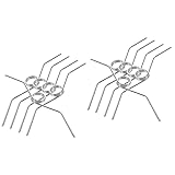 JECOMPRIS 10 Stk Obstpflückschere Frühling Gartenschere Teile mechanische Druckfedern Ersatzfeder für Gartenschere werkzeug astschere Stahlfedern trimmen Austausch der Scherenfeder Weiß