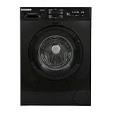 Telefunken W-01-52-B Waschmaschine (5 kg - 1000 U/Min) mit Mengenautomatik und Überlaufschutz / 15 Programme / Startzeitvorwahl / schwarz