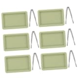 FRCOLOR 6 Sätze Maßstab Mini Backblech Miniatur Zange Puppenhaus Backwerkzeuge für Puppenhaus Bäckerei Dekoration