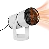 Autoheizung mit Schnellheizung - 2-in-1-Autoheizung mit 360° drehbarer Basis | Tragbare 12V Auto-Heizung für Camping und Reisen |