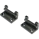 Allthingstore 2 Stück Sägegleitpads Ersatz für Bosch 4100 Tischsäge, Modell 2610950101, passend für 4100-09 & 4100DG-09, schwarze Gleitdichtung