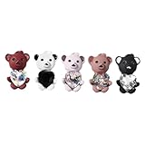 WOFASHPURET 5Stücke Nagelkunst Dekorationen Modellierung Ornamente DIY Maniküre Zubehör Hochwertige und Langlebige Dekore für Designs