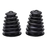 Gummi-Bohrer-Staubschutz, erweiterbarer flexibler Staubsammler, staubdichtes Gerät für elektrische Hammer-Schlagbohrmaschine, Handbohrmaschine, Schwarz, 2 Stück