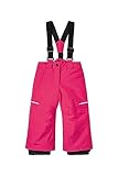 Lupilu Mädchen Schneehose Winterhose Wind und Wasserdicht Latzhose Bundhose (as3, Numeric, Numeric_86, Numeric_92, Pink, Standart)