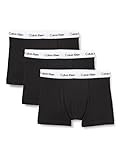 Calvin Klein Herren - 3er-Pack mittlere Taille Hüft-Shorts - Mehrfarbig (Schwarz 001), Gr. M