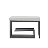 Alice Tower Fußhocker, Schuhbank, Haushaltstür, Eingangsschuh-Umkleidebank, Bett-Endbank, rechteckige Sofabank, Aufbewahrungsschuhbank, Duschhocker für die Innendusche (A)