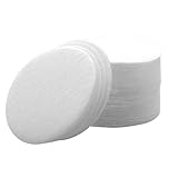 Hinapan 200 Stück Kaffee Filterpapier, Ungebleichte Kaffeefilter, Natürliche Rundfilter 64mm für Espressokocher, Moka-Kanne und Kaffeemaschinen, Hochwertiges Filterpapier ohne Bleichmittel (Weiß)
