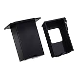 Supvox Kasten Gitarrenzubehör Batteriekoffer Batteriefachhalter Batteriebehälter Batteriehalter Für Gitarre Bass-batteriefach Akku-aufbewahrungskoffer Metall Black