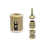 Elektrische Luftpumpe – Luftinflator | Ultra-Fast Pumpe für Luftbett, Mattress aufblasbares Paddling Pool Beach Toys Fill Inflator Deflator mit Campinglicht