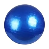 BEALIFE Gymnastikball, Balanceball, Stuhl, platzfest, rutschfest, sicher, Yoga für verbesserte Haltung, platzfest, rutschfest, stabil, für Frauen, Blau, 75CM