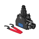 LYXC BMT Live Driven Werkzeughalter BMT45 Bohrstangenhalter, Blockdrehwerkzeughalter, Block, Live-Werkzeug für CNC-Drehmaschine BMT45-90°-85-ER25 Innenverriegelung