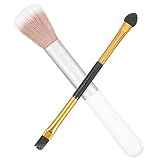 NOLITOY 2St Make-up Pinsel pro brush kosmetikpinsel eyebrow brush schmink pinsel set make-up-pinsel Lidschatten Pinsel Augenwerkzeugpinsel Highlighter-Pinsel Augenpinsel für Make-up wolle