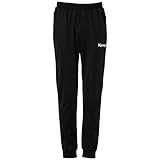 Kempa Herren Kempa Lite Herren Jungen Trainingshose Jogginghose Sporthose lang, Schwarz/Weiß, L EU