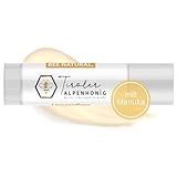 Tiroler Alpenhonig - Manuka Lippenpflege - Natürlicher Lippenbalsam mit Bienenwachs, Sheabutter & Jojobaöl - Feuchtigkeitspflege bei Herpes - Beruhigt trockene, rissige Lippen