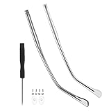 TOGEVAL Metall brillen ersatzbügel Transparent Brillenbügel beine aus Robustem Metall Ersatz brillenarme für Sonnenbrillen und Korrekturbrillen Komfortabel Poliert Langlebig und Modisch