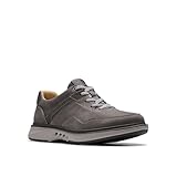 Clarks Herren Un Briley Vibe Oxford, Nubukleder Dunkelgrau, 44.5 EU