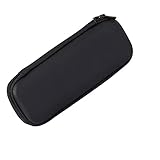 Butyeak Tragbares Make-up-Pinseletui, Make-up-Pinsel-Tasche, Unisex-Federmäppchen, Reise Make-up Pinsel Halter, Pinsel Kosmetiktasche, Generic Pinselhalter Makeup Organizer (Schwarz) (21 * 7.5cm)