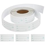 jojofuny 1 Rolle Ablösbare Gefrieretiketten aus Selbstklebendem Papier Beschreibbare Lebensmittelaufbewahrungs Etiketten für Kühlschrank Gefrierschrank und Vorratskammer 250 Blaue