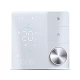 Irishom Intelligentes Thermostat für elektrische Heizung, WLAN-Thermostat mit AI Lern-App, digitaler LED-Touchscreen und verstellbarer Taste, energiesparend, Balnc