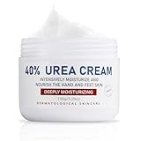 OUKEYA Urea-Creme 40 Prozent für Fuß und Hände, Urea Cream, Urea-Fuß, Fußcreme, Harnstoffcreme für Trockene, Rissige Füße, Anti Hornhaut, 40 Pro Urea-Lotion für Fersen, Ellenbogen, Maximaler Stärke