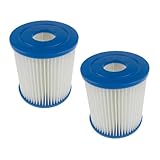 TOBBOMEY 2 STÜCK Ersatzfilter für Poolpumpe Spa Filterkartusche Kompatibel mit Bestway I Langlebiger Poolfilter für Klares und Sauberes Wasser Einfach zu Reinigen Wechseln