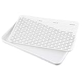 Aieraczy 39 * 22,5cm Abtropfschale, Abtropfmatte Geschirr, Geschirrständer Abtropfgestell, Abtropfgitter Spüle, Geschirrkorb Abtropfkorb, Geschirr Abtropfständer für Tassen Obst Tee Schalen Früchte