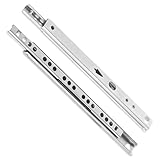Mprofi MT® 2 Stück, 1 Paar | Schubladenschienen Teilauszug 17mm Höhe, 214mm Länge | Robuste Schubladenschiene aus Stahl | 10 kg Tragkraft | Einfache Montage für Möbel & Schränke | V214/17/2