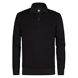 Petrol Herren M-3050-swc368 Sweatshirts, Tiefschwarz, XL