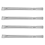 jojofuny Edelstahl Gasgrill Brennerrohr Ersatzteile 4 Stück Hitzebeständig und Formstabil Universell für Grillzubehör Einfache Montage und Gleichmäßige Hitzeverteilung