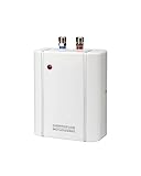 Thermoflow Elex 3,5 kW Durchlauferhitzer 230 V | druckloser Klein-Durchlauferhitzer | Warmwasser bis 25 °C | G 3/8“ Anschluss | 2 L / min | Durchlauferhitzer für Waschbecken oder Küchenspülen