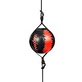 MaxxMMA Double End Speed Ball, Boxing Speed Ball, Reflex Dodge Ball, Punching Speed Ball, MMA Training Ball, einschließlich Pumpe, Schnüre, Ring Locking